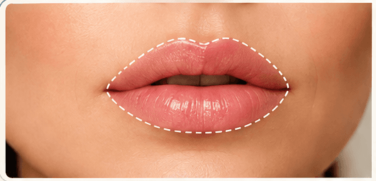 Lips treatment area